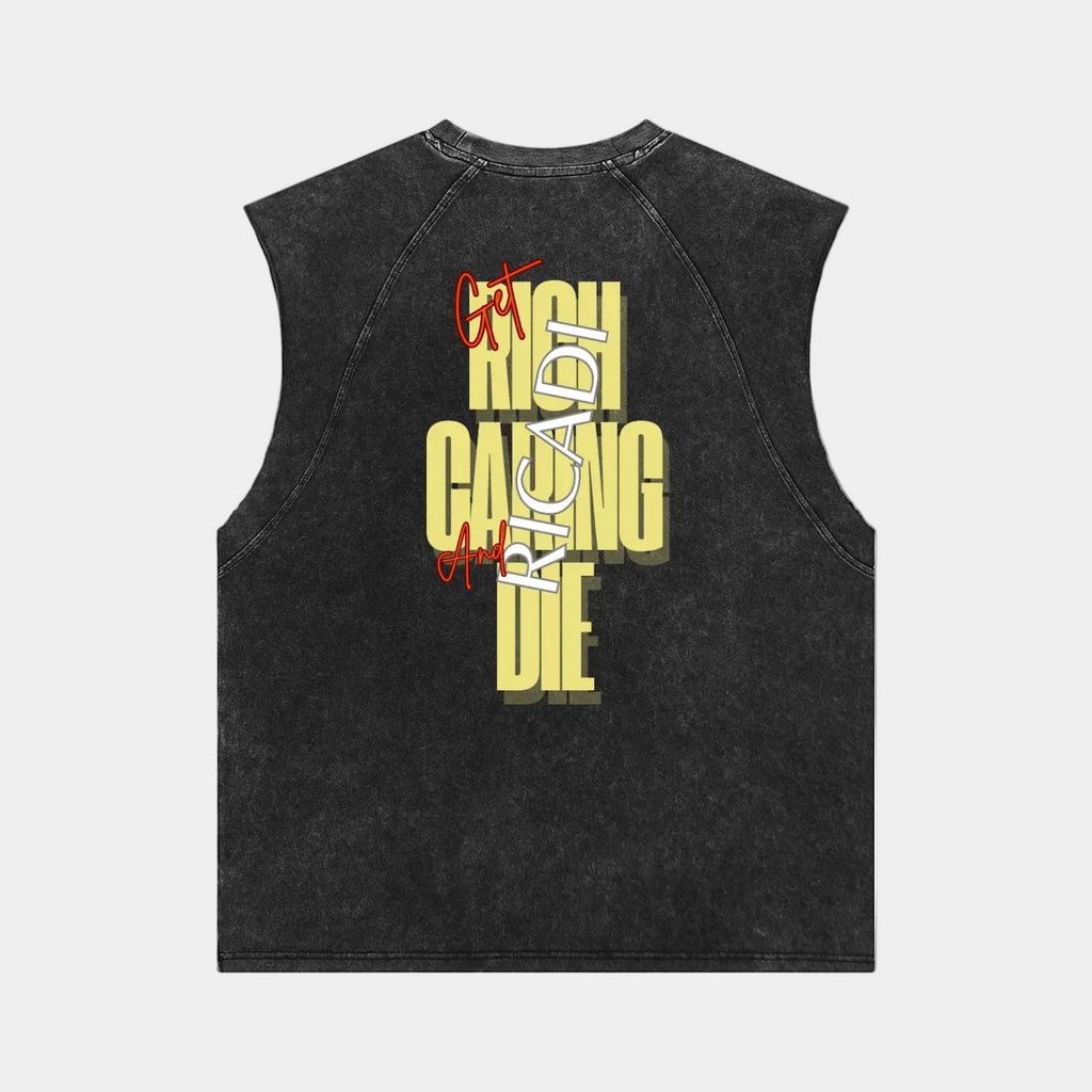 RICADI Snow Washed Tank Top