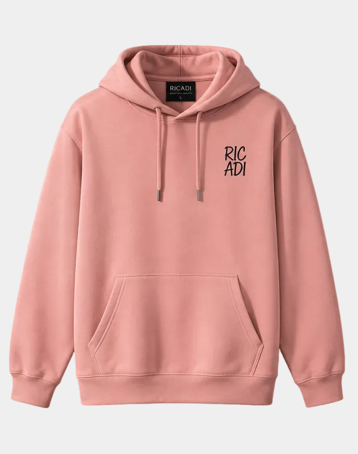 RICADI Graphic Hoodie – Pink
