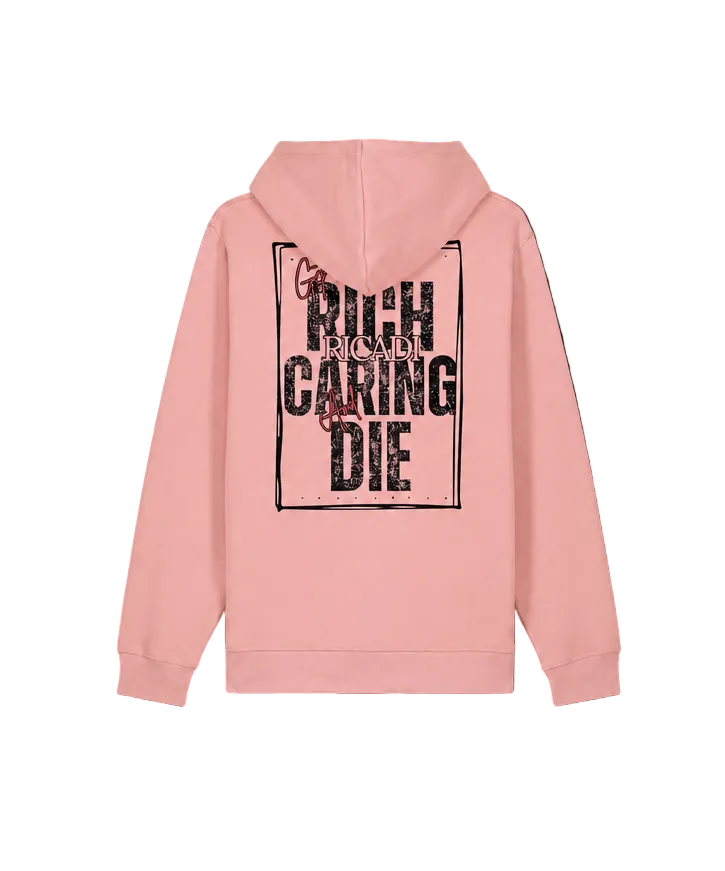RICADI Graphic Hoodie – Pink