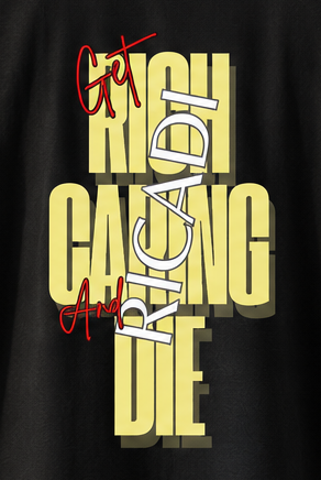 RICADI Graphic T-Shirt – Black